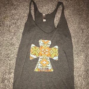 Sassy Paisley Boutique cross tank